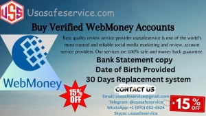 Buy Verified WebMoney Accounts 